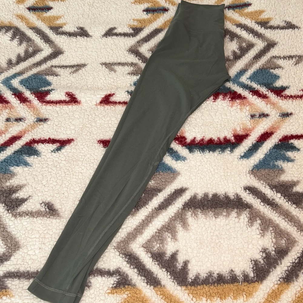 Green Lululemon Align Leggings Size 6